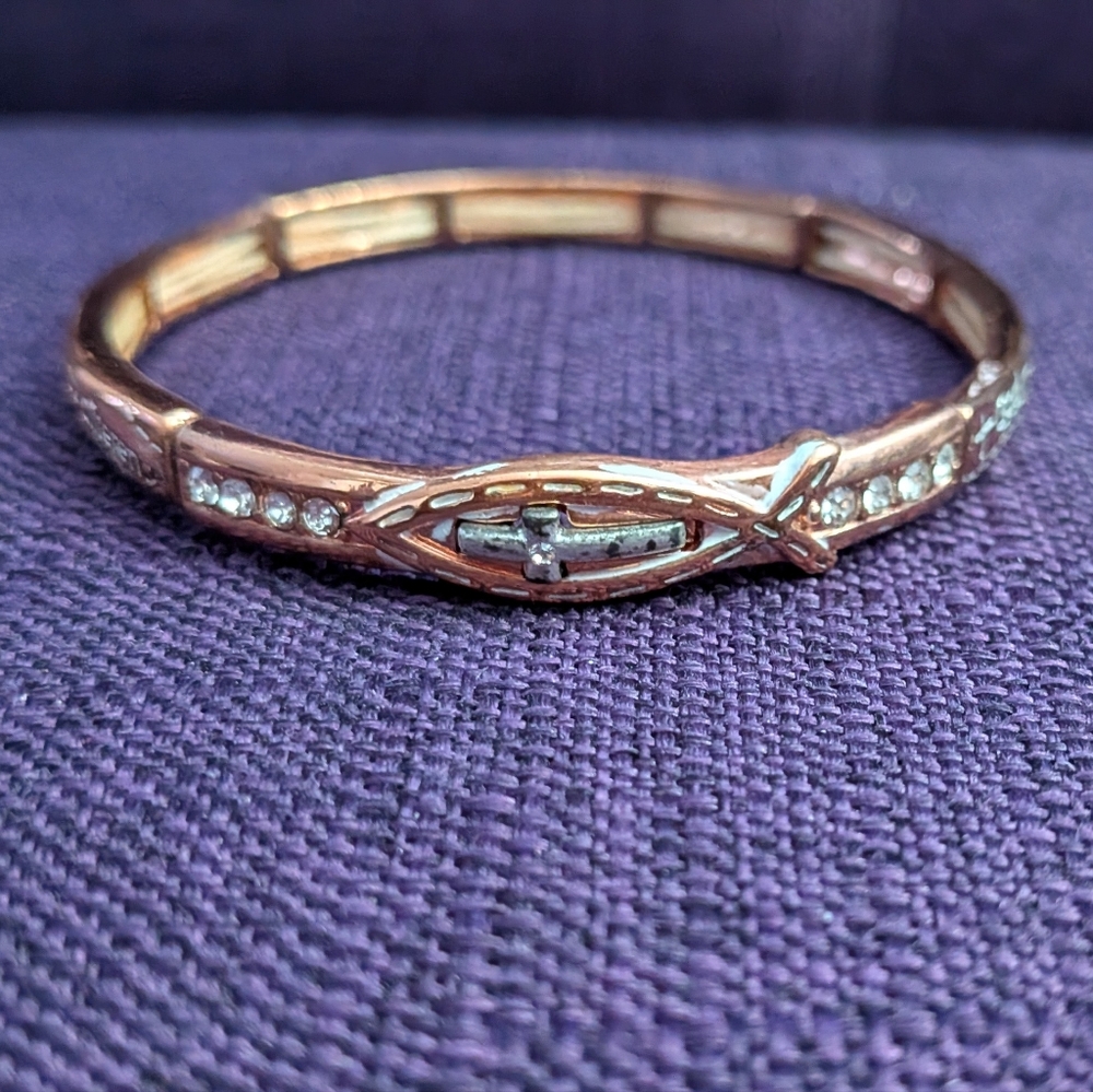 Serenity Prayer Rose Gold Bracelet